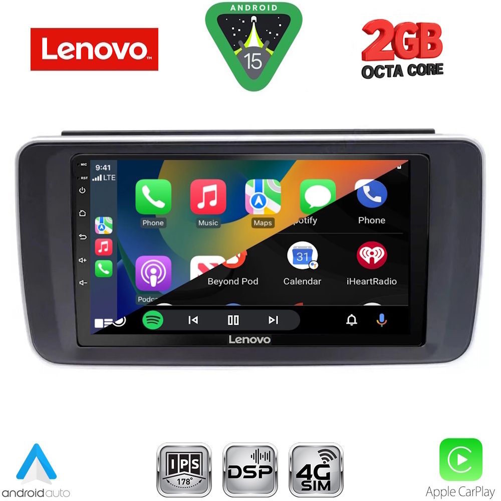 LENOVO LVF 5473_CPA (9inc) MULTIMEDIA TABLET for NISSAN LEAF mod. 2018-2026 - immagine 2