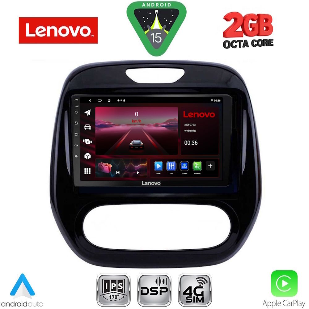 LENOVO LVF 5542_CPA (9inc) MULTIMEDIA TABLET for RENAULT CAPTUR mod. 2013-2019