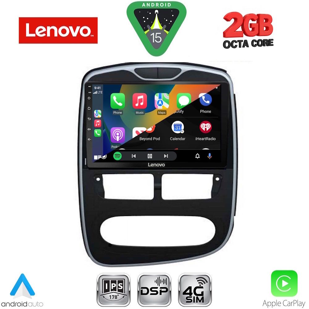 LENOVO LVF 5544_CPA (10inc) MULTIMEDIA TABLET for RENAULT CLIO mod. 2012-2015 - immagine 2