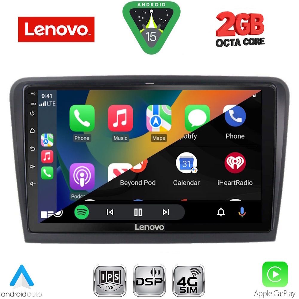 LENOVO LVF 5604B_CPA (10inc) MULTIMEDIA TABLET for SKODA SUPERB mod. 2008-2015 - immagine 2