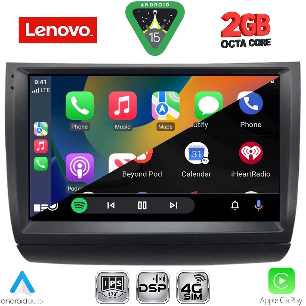 LENOVO LVF 5728_CPA (9inc) MULTIMEDIA TABLET for TOYOTA PRIUS mod. 2003-2009 - immagine 2