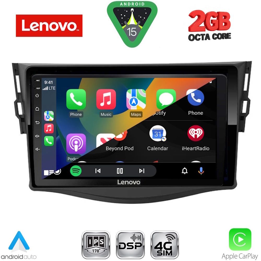 LENOVO LVF 5731_CPA (9inc) MULTIMEDIA TABLET for TOYOTA RAV 4 mod. 2006-2012 - immagine 2