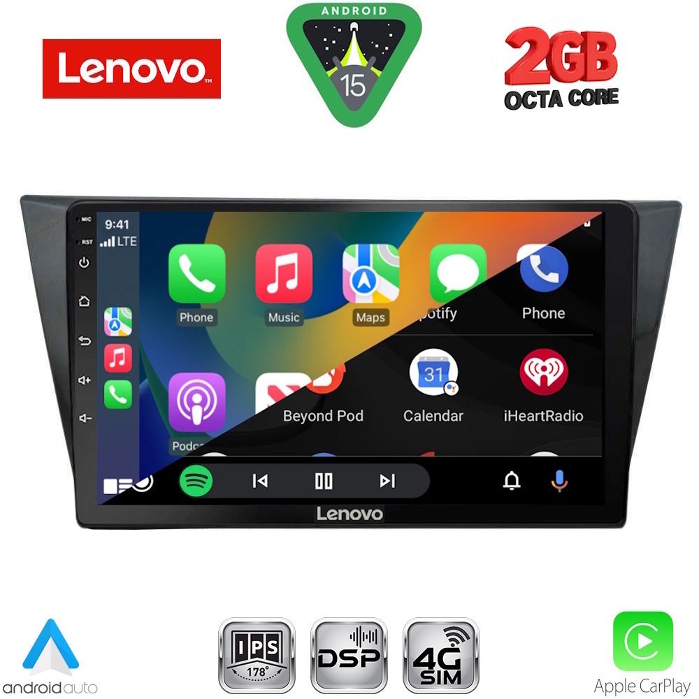 LENOVO LVF 5761_CPA (10inc) MULTIMEDIA TABLET for VW TIGUAN mod. 2016-2024 - immagine 2