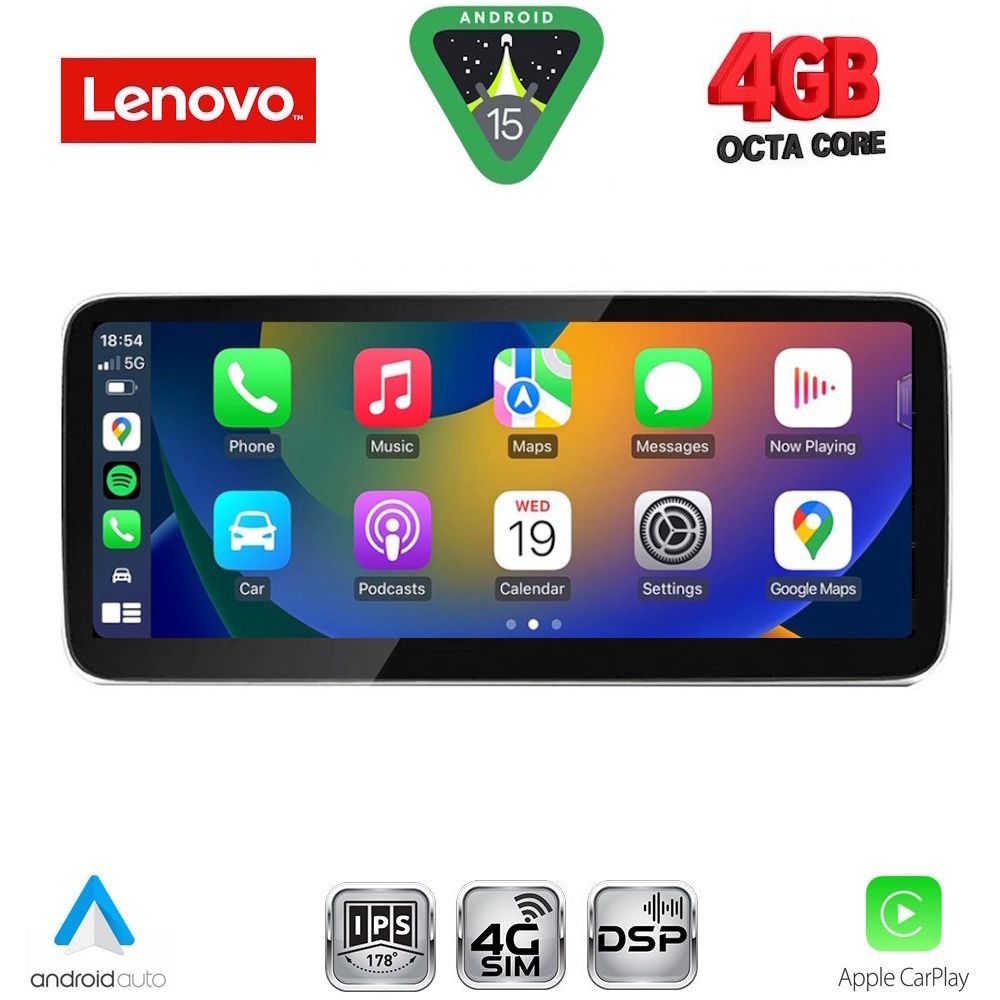 LENOVO LVG 13927_CPA (10.33inc) MULTIMEDIA SYSTEM for AUDI A6 mod. 2016-2018 - immagine 13