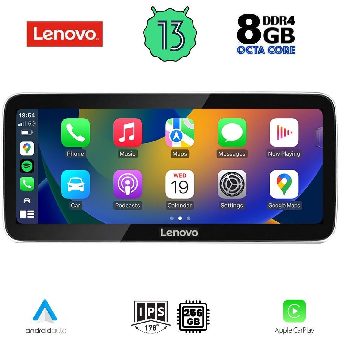LENOVO LVK 29929_CPA RHD (12.3inc) MULTIMEDIA SYSTEM for AUDI Q5 mod. 2009-2016 - immagine 3