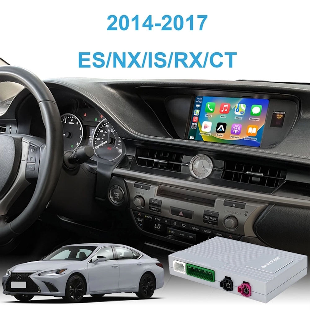 LENOVO LTP LX 2508F CPAA (WIRELESS CARPLAY / ANDROID AUTO BOX with 2 CAMERA IN for LEXUS mod. 2013-2017 with 8'' screen) - WEXML.GR