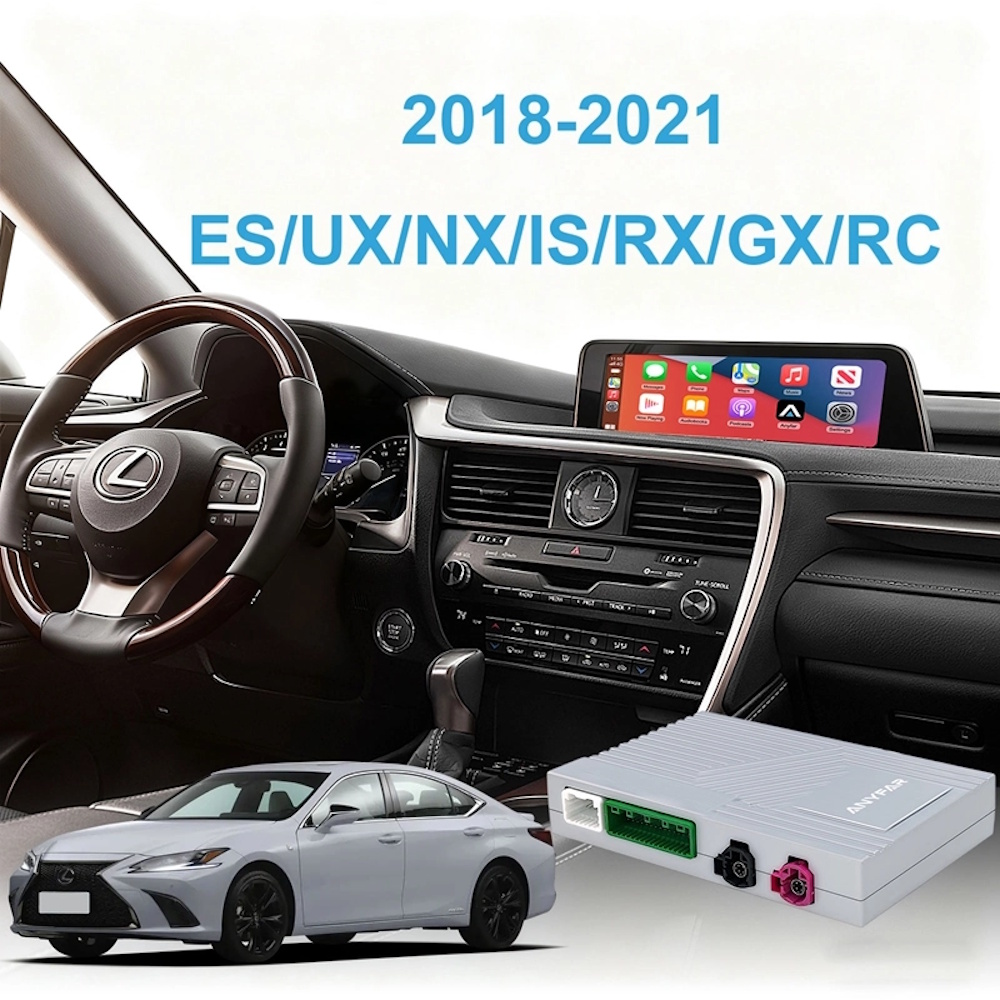LENOVO LTP LX 2509F CPAA (WIRELESS CARPLAY / ANDROID AUTO BOX with 2 CAMERA IN for LEXUS mod. 2017-2023 with 8'' - 10.25'' screen) - WEXML.GR