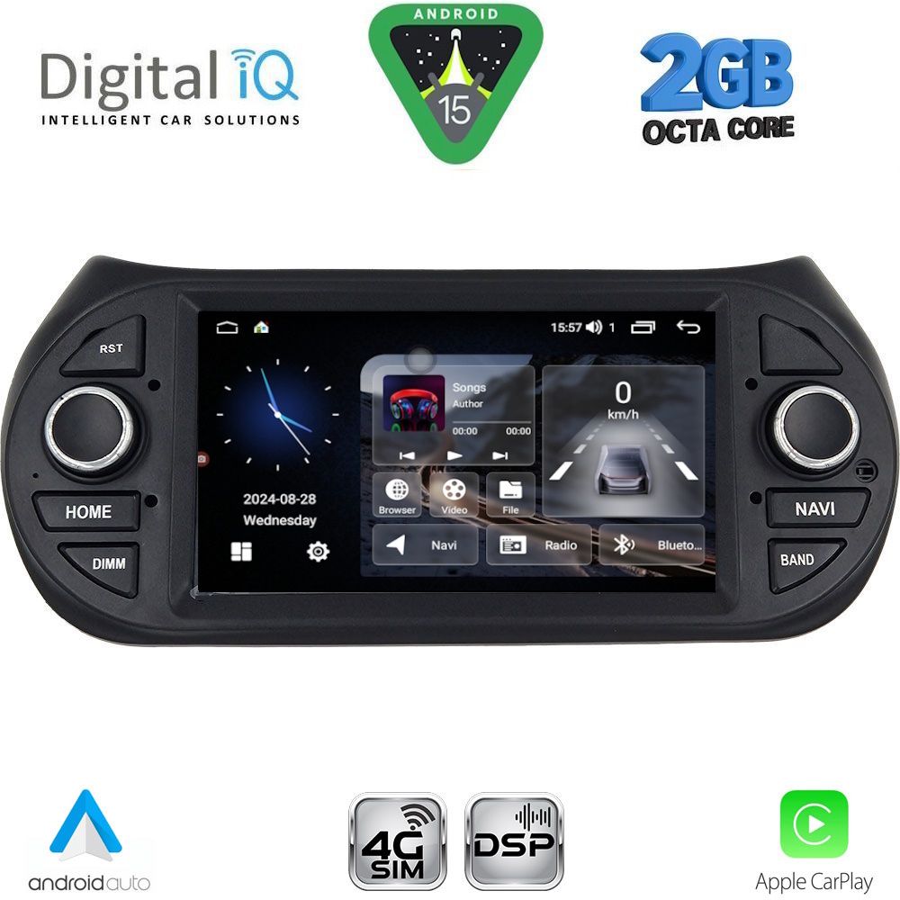 DIGITAL IQ MSF 392_CPA (7” DECK) MULTIMEDIA OEM for CT NEMO – FT FIORINO-QUBO – PG BIPPER mod. 2008-2018 - immagine 10