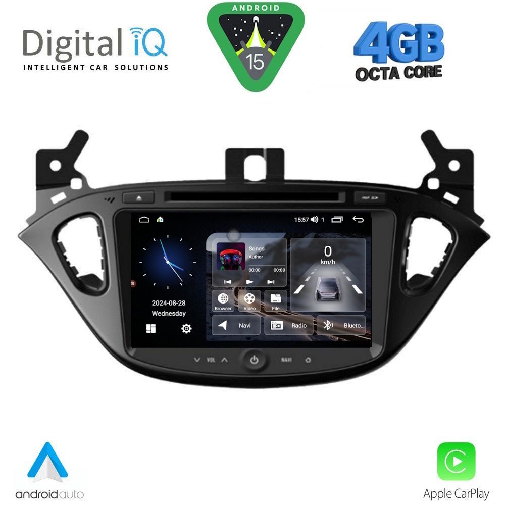 DIGITAL IQ MSG 421_CPA (8” DECK) MULTIMEDIA SYSTEM for OPEL ADAM - CORSA E mod. 2014-2022 - immagine 8