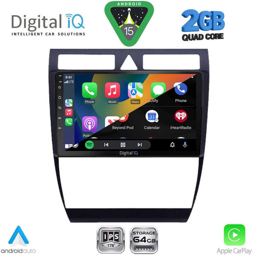 DIGITAL IQ RSD 1006_CPA (9inc) MULTIMEDIA TABLET for AUDI A6 mod. 1998-2005 - immagine 2