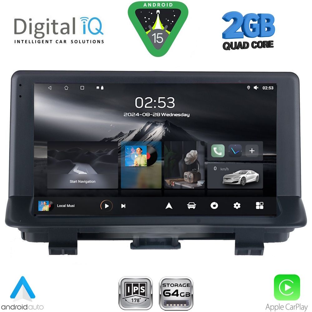 DIGITAL IQ RSD 1012_CPA (9inc) MULTIMEDIA TABLET for AUDI Q3 mod. 2012-2018 (High Version)