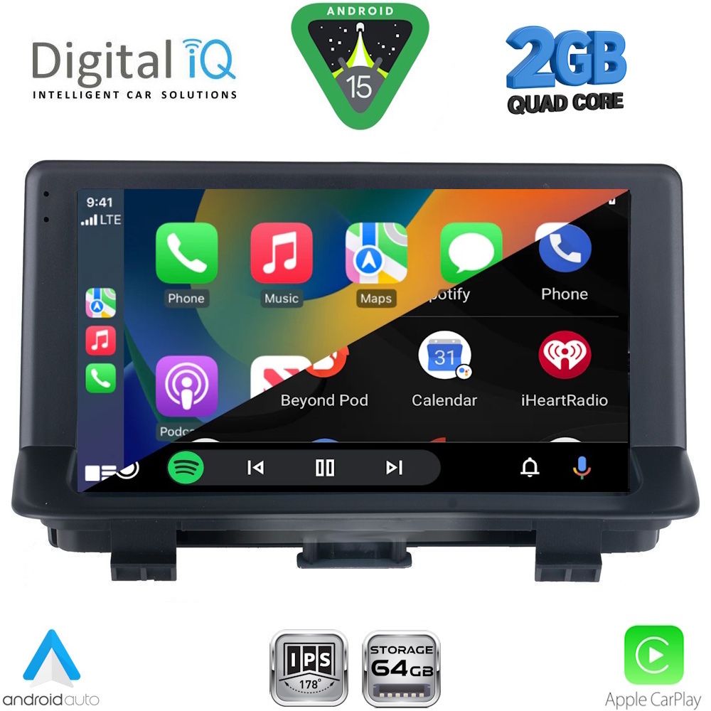DIGITAL IQ RSD 1012_CPA (9inc) MULTIMEDIA TABLET for AUDI Q3 mod. 2012-2018 (High Version) - immagine 2