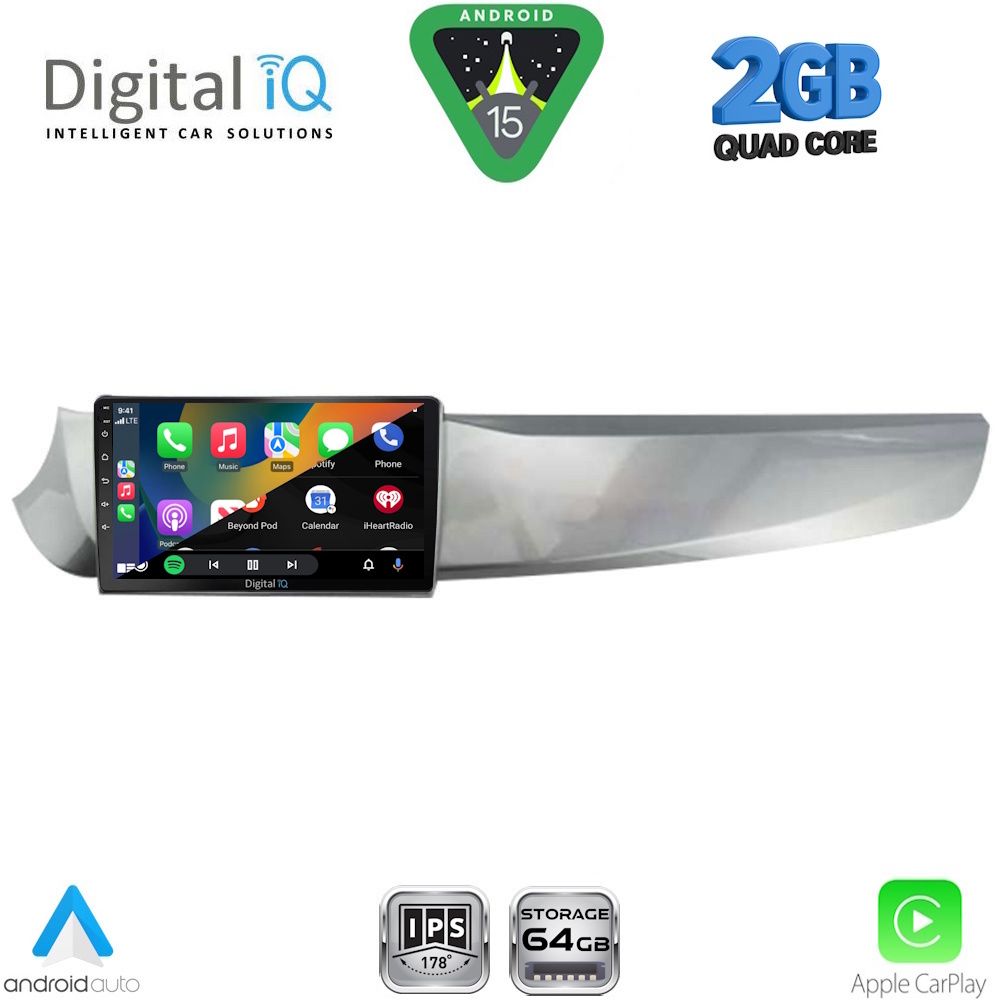 DIGITAL IQ RSD 1025_CPA (9inc) MULTIMEDIA TABLET for ALFA ROMEO GIULIETTA mod. 2010-2014 - immagine 2