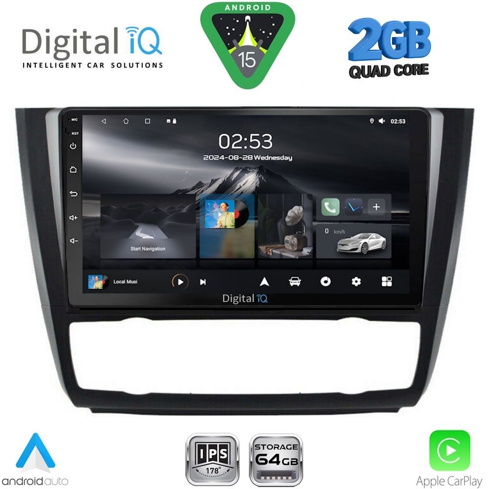 DIGITAL IQ RSD 1040_CPA CLIMA (9inc) MULTIMEDIA TABLET for BMW S.1 E81-82-87-88 mod. 2004-2013