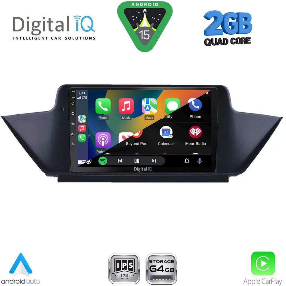 DIGITAL IQ RSD 1056_CPA (10inc) MULTIMEDIA TABLET for BMW X1 mod. 2009-2015 - immagine 2