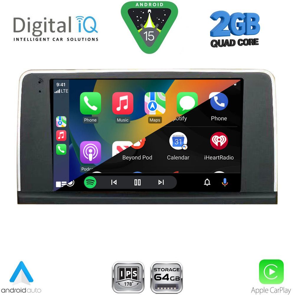 DIGITAL IQ RSD 1062_CPA (9inc) (NBT) MULTIMEDIA TABLET for BMW X5 (E70) – X6 (E71) mod. 2013-2016 - immagine 2
