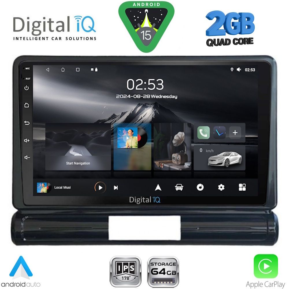 DIGITAL IQ RSD 1093L_CPA (9inc) MULTIMEDIA TABLET for CITROEN C3 - DS3 mod. 2016-2024 Low Version - immagine 9