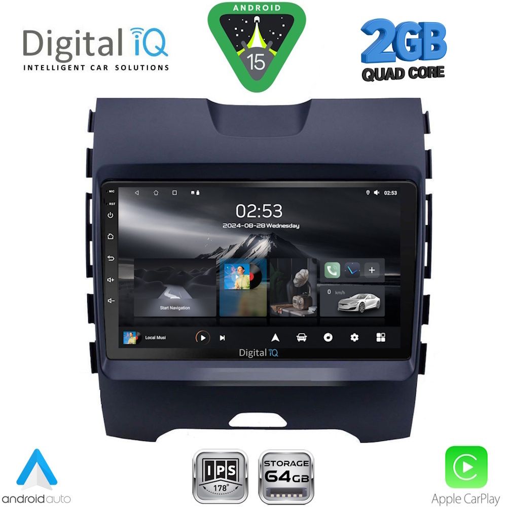DIGITAL IQ RSD 1152_CPA (9inc) MULTIMEDIA TABLET for FORD EDGE mod. 2015-2023