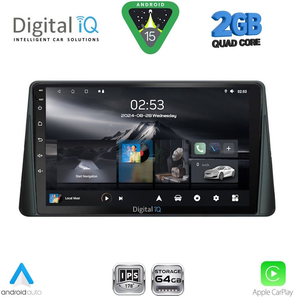 DIGITAL IQ RSD 1158_CPA (9inc) MULTIMEDIA TABLET for FORD FOCUS mod. 2019-2025