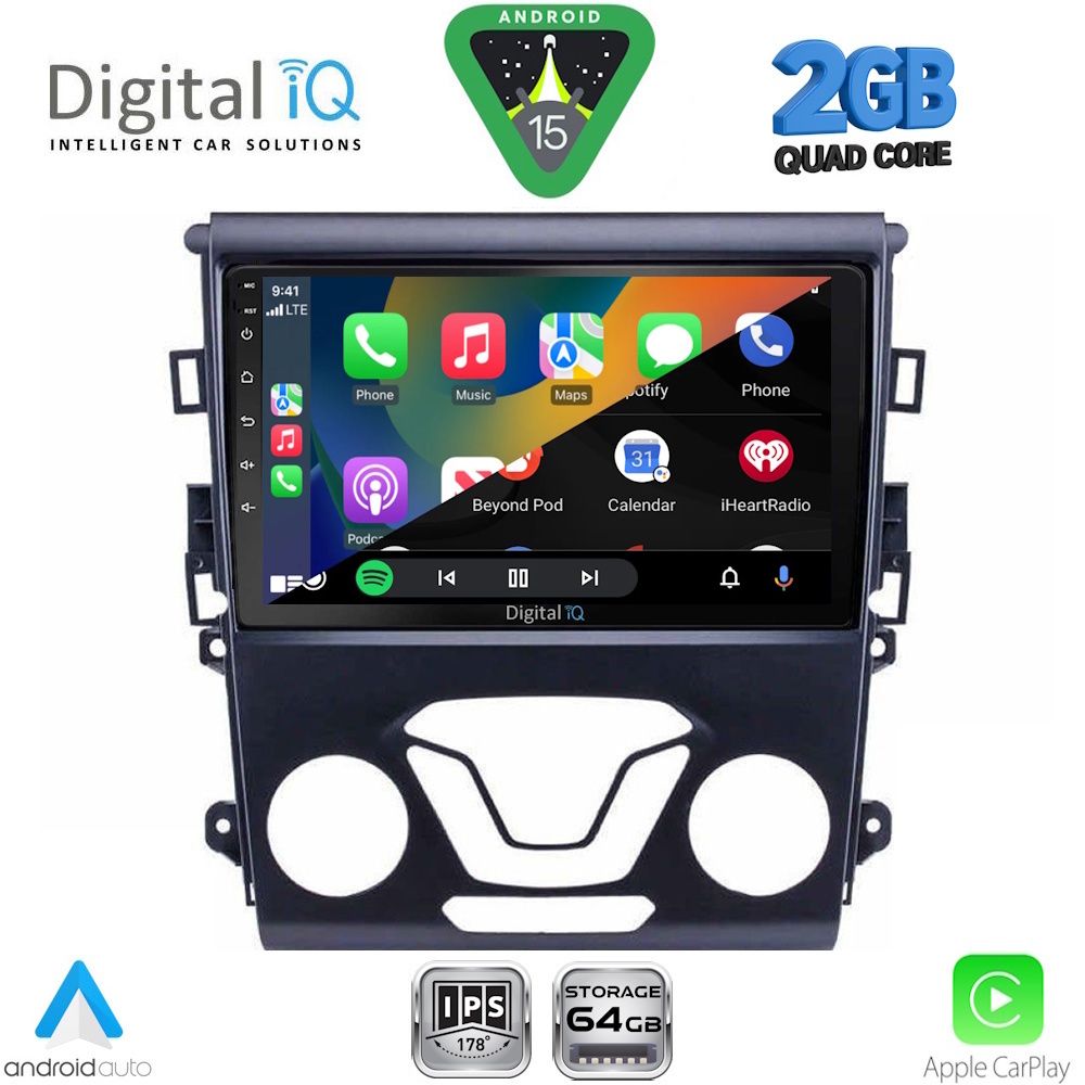 DIGITAL IQ RSD 1164_CPA A/C (9inc) MULTIMEDIA TABLET OEM FORD MONDEO mod. 2014-2023 - immagine 2