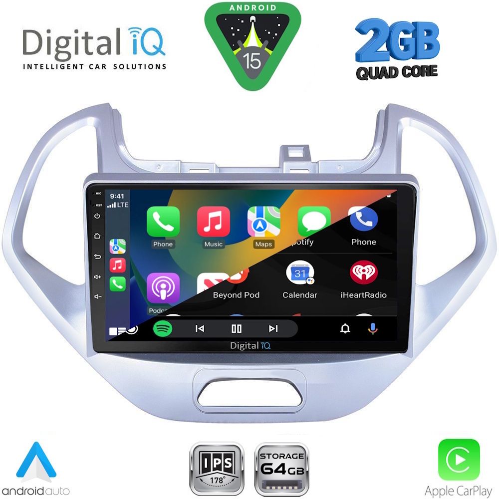 DIGITAL IQ RSD 1167LO_CPA (9inc) MULTIMEDIA TABLET for FORD KA mod. 2017-2024 - immagine 2