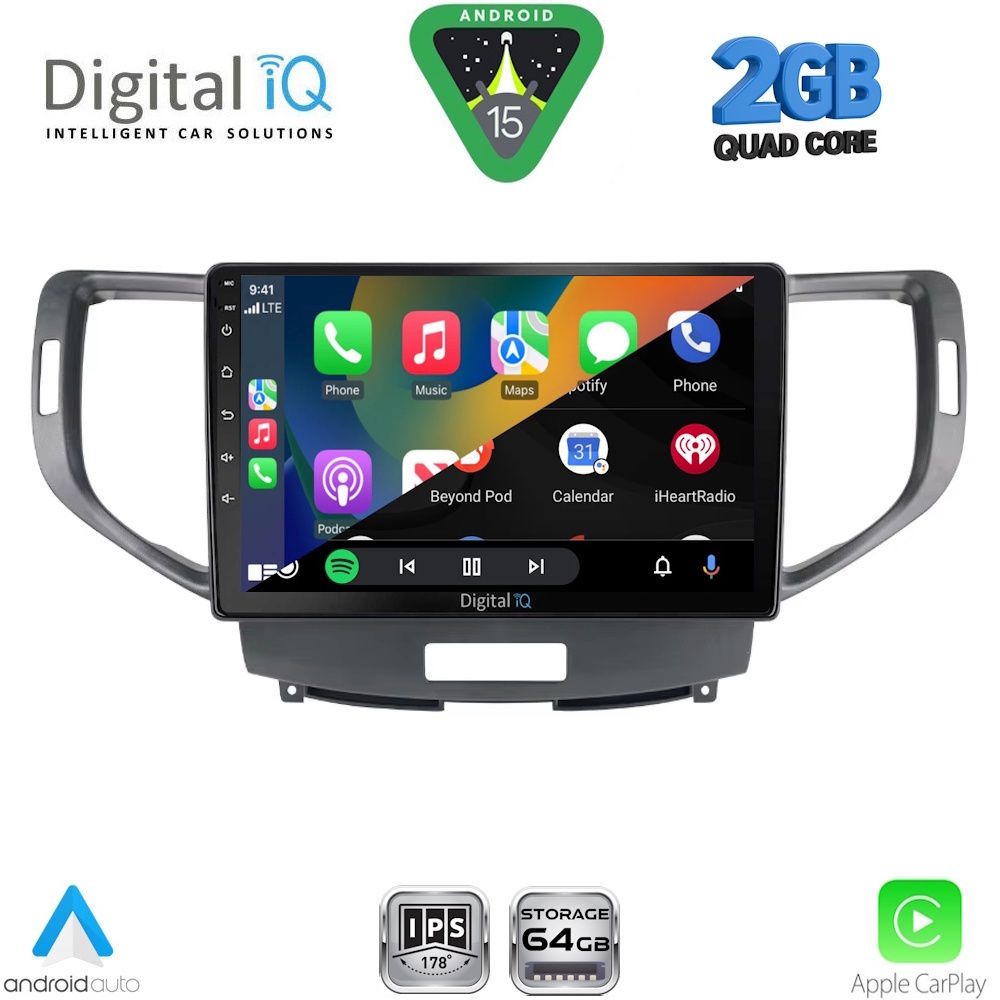 DIGITAL IQ RSD 1183_CPA (9inc) MULTIMEDIA TABLET for HONDA ACCORD mod. 2008-2013 - immagine 2
