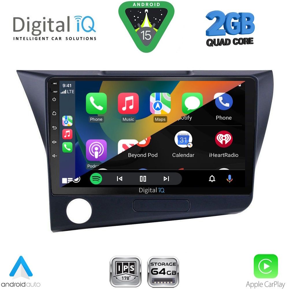 DIGITAL IQ RSD 1203_CPA (9inc) MULTIMEDIA TABLET for HONDA CRZ mod. 2010-2016 - immagine 2