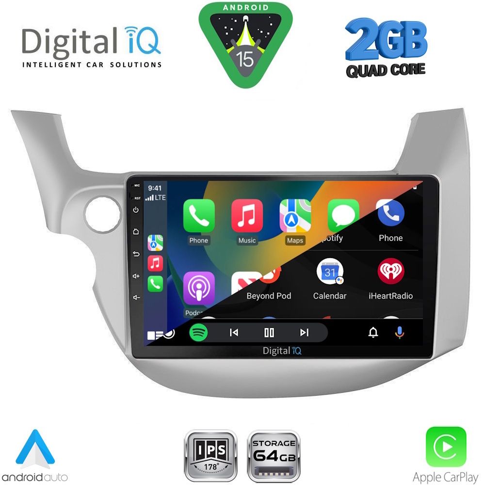DIGITAL IQ RSD 1211_CPA (10inc) MULTIMEDIA TABLET for HONDA JAZZ mod. 2008-2012 - immagine 2