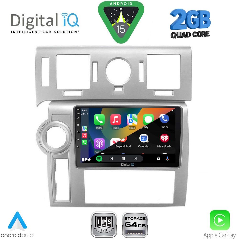 DIGITAL IQ RSD 1216_CPA (9inc) MULTIMEDIA TABLET for HUMMER H2 mod. 2008-2009 - immagine 2