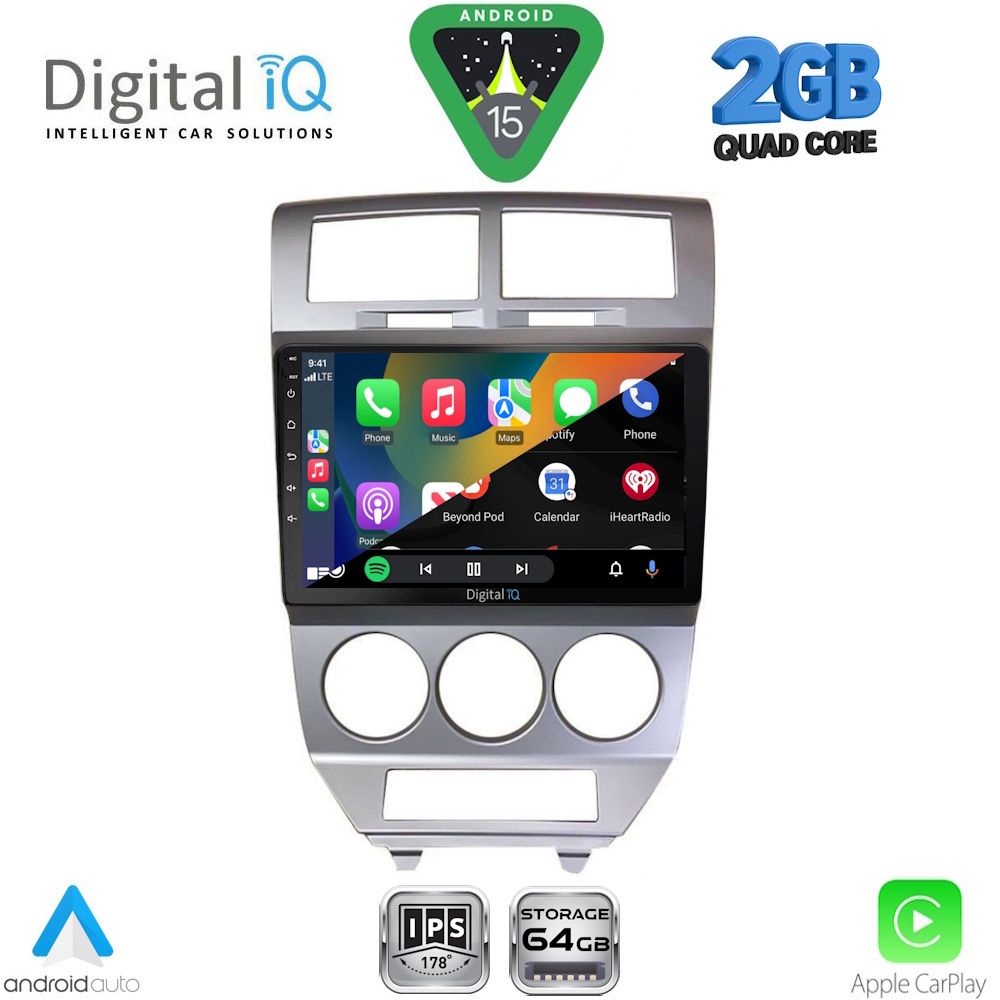 DIGITAL IQ RSD 1275_CPA (10inc) MULTIMEDIA TABLET for DODGE CALIBER mod. 2006-2012 - immagine 2