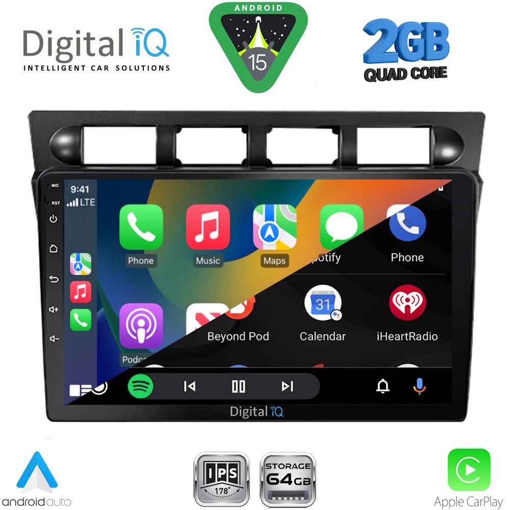 DIGITAL IQ RSD 1306_CPA (9inc) MULTIMEDIA TABLET for KIA PICANTO mod. 2004-2008 - immagine 2