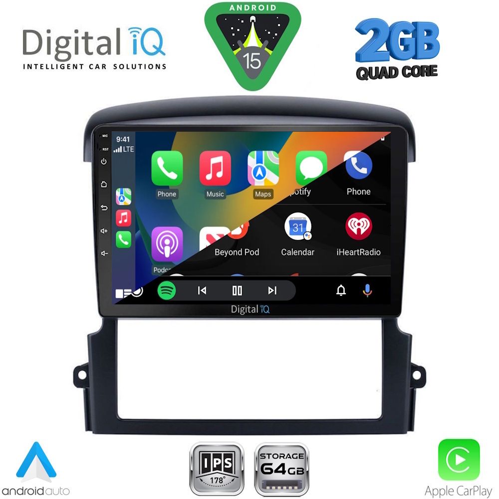 DIGITAL IQ RSD 1317_CPA (9inc) MUTIMEDIA MULTIMEDIA TABLET for KIA SORENTO mod. 2006-2009 - immagine 2