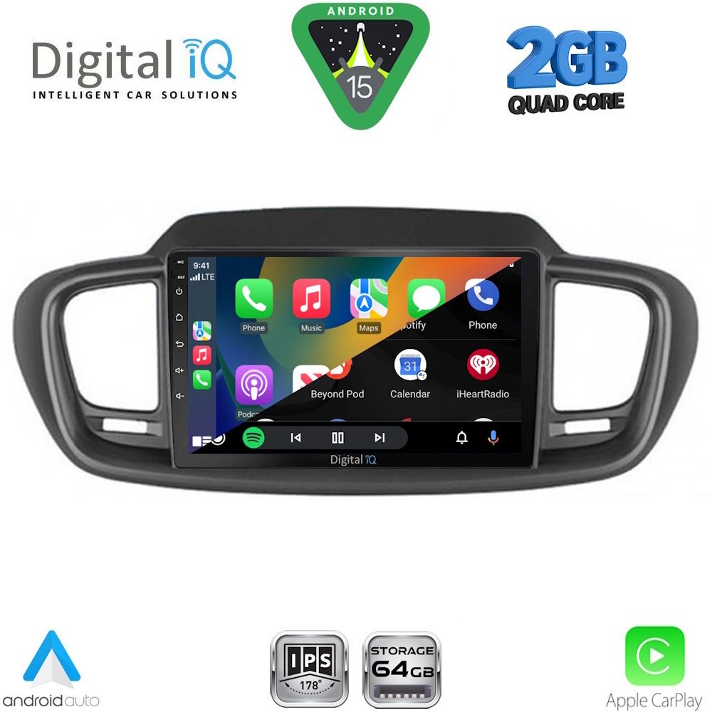 DIGITAL IQ RSD 1319_CPA (10inc) MULTIMEDIA TABLET for KIA SORENTO mod. 2014-2020 - immagine 2