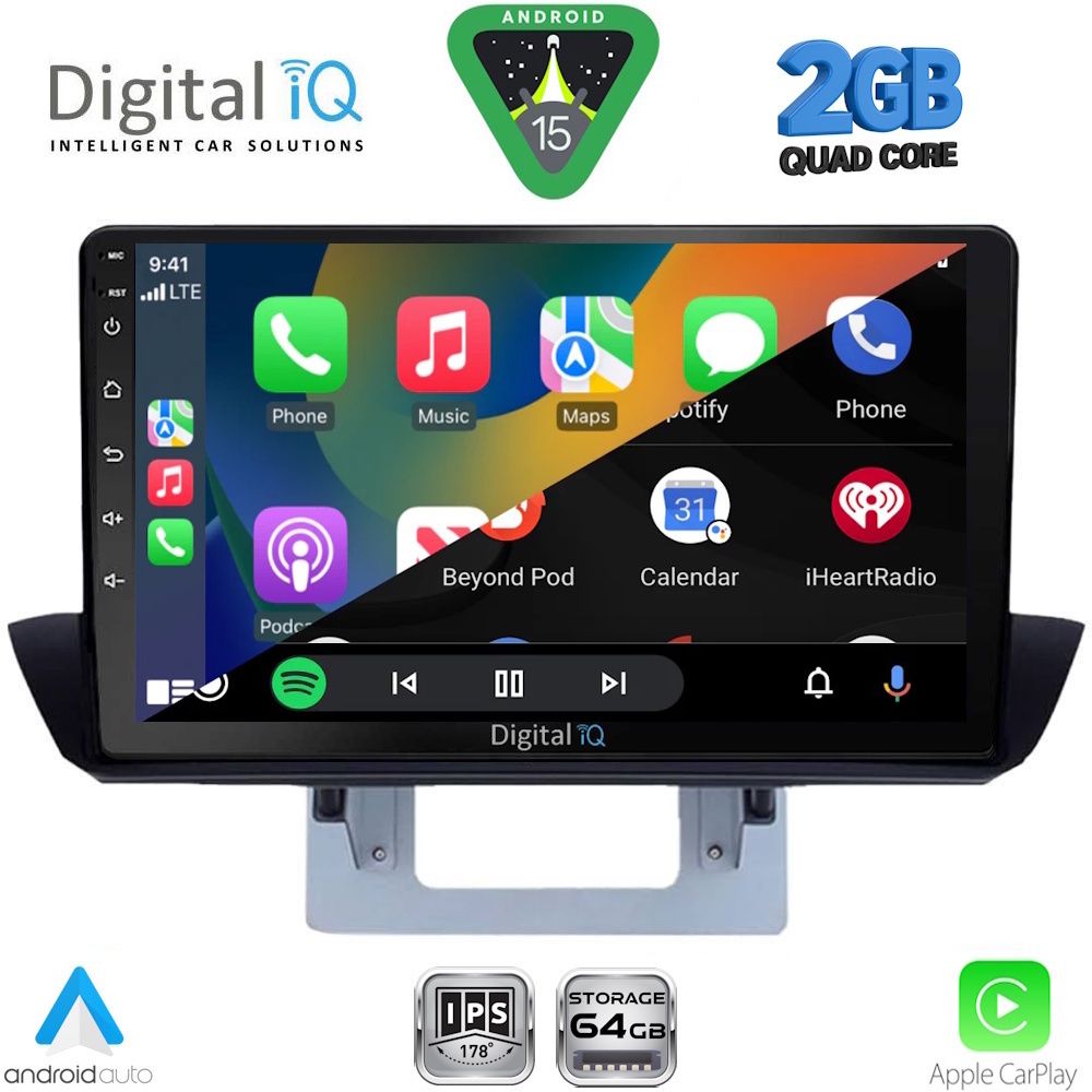 DIGITAL IQ RSD 1364_CPA DASH (9inc) MULTIMEDIA TABLET for MAZDA BT50 mod. 2012-2019 - immagine 2