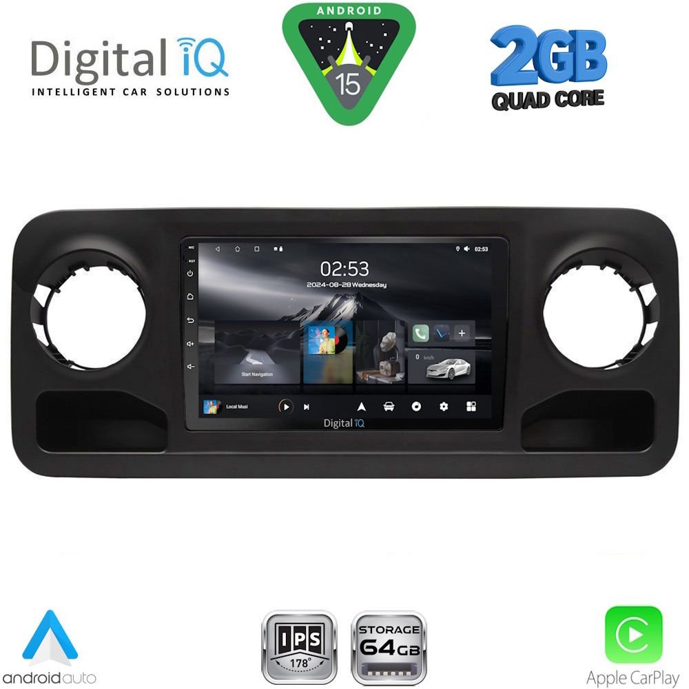 DIGITAL IQ RSD 1424_CPA (10inc) MULTIMEDIA TABLET for MERCEDES SPRINTER mod. 2018-2026