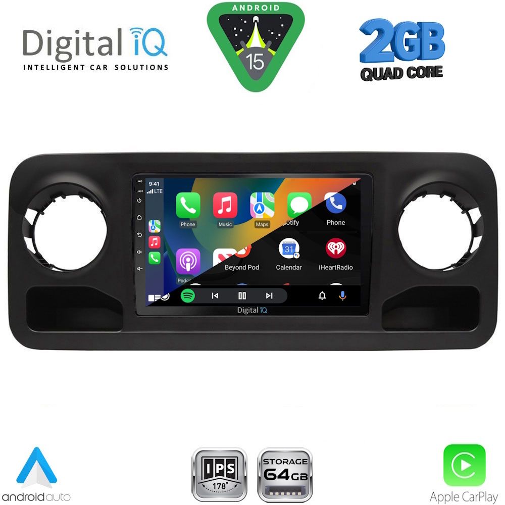DIGITAL IQ RSD 1424_CPA (10inc) MULTIMEDIA TABLET for MERCEDES SPRINTER mod. 2018-2026 - immagine 2