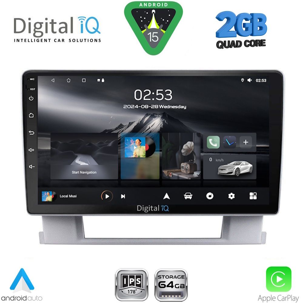 DIGITAL IQ RSD 1482_CPA (9inc) MULTIMEDIA TABLET for OPEL ASTRA J mod. 2010-2016