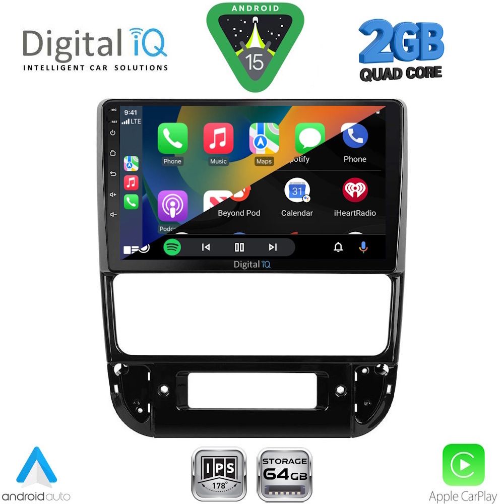 DIGITAL IQ RSD 1516_CPA (9inc) MULTIMEDIA TABLET for PEUGEOT 406 mod. 1998-2004 - immagine 2