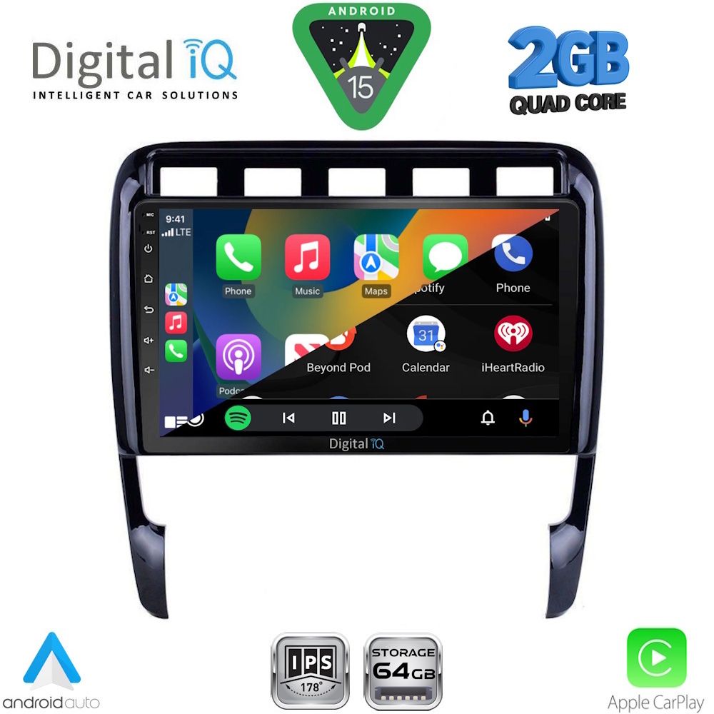 DIGITAL IQ RSD 1535_CPA (9inc) MULTIMEDIA TABLET for PORSCHE CAYENNE mod. 2002-2011 - immagine 2