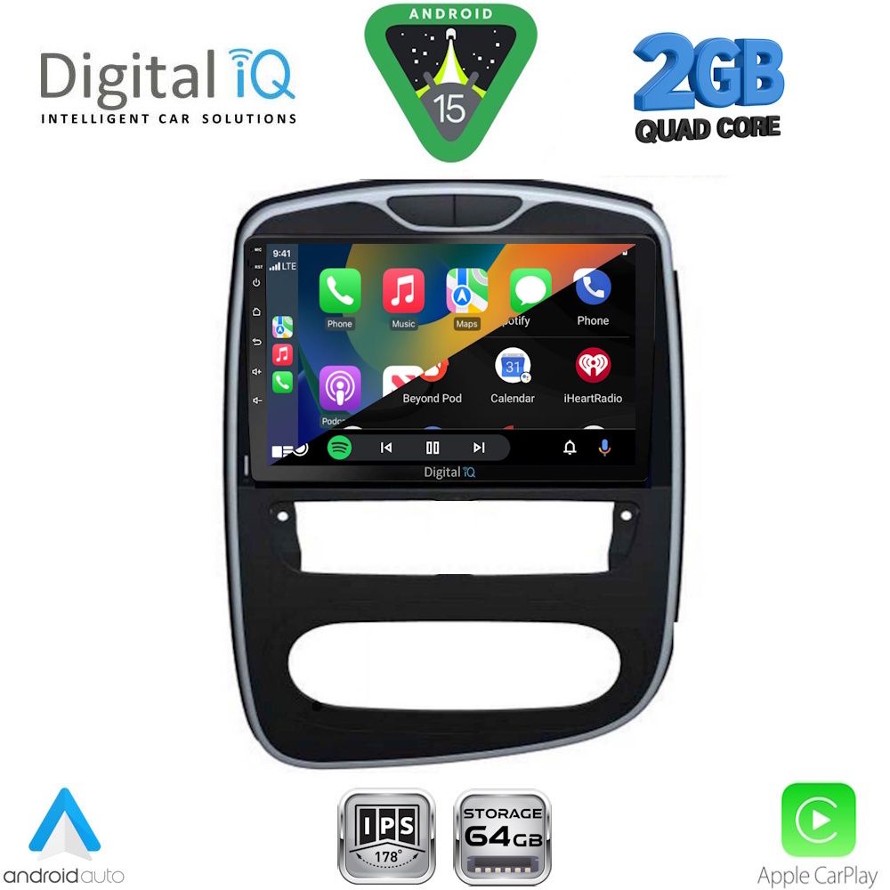 DIGITAL IQ RSD 1545_CPA (10inc) MULTIMEDIA TABLET for RENAULT CLIO mod. 2016-2019 - immagine 2