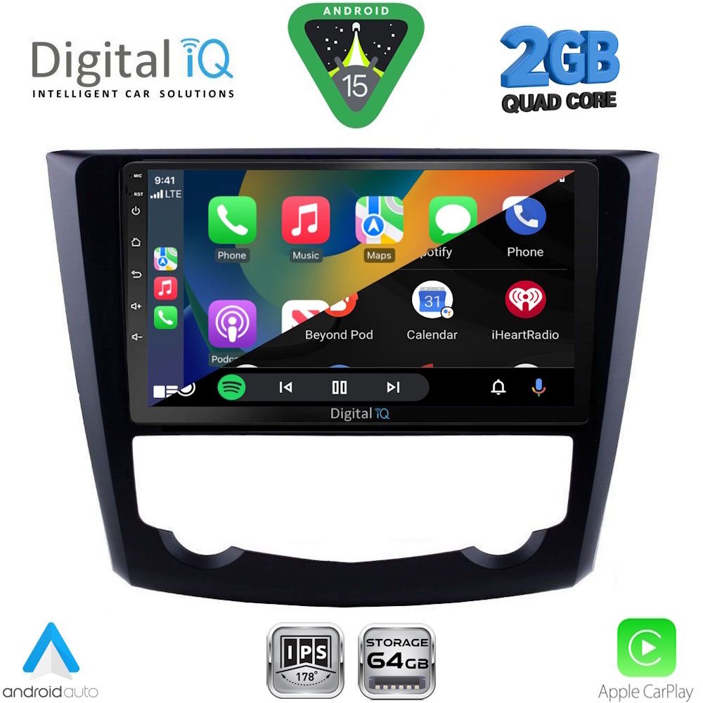DIGITAL IQ RSD 1549_CPA (9inc) MULTIMEDIA TABLET for RENAULT KADJAR mod. 2015-2022 - immagine 2