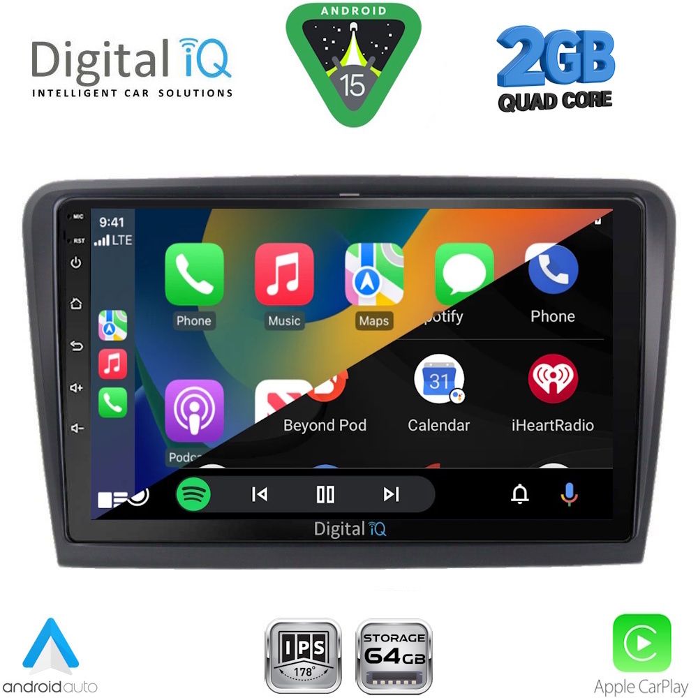 DIGITAL IQ RSD 1604B_CPA (10inc) MULTIMEDIA TABLET for SKODA SUPERB mod. 2008-2015 - immagine 2