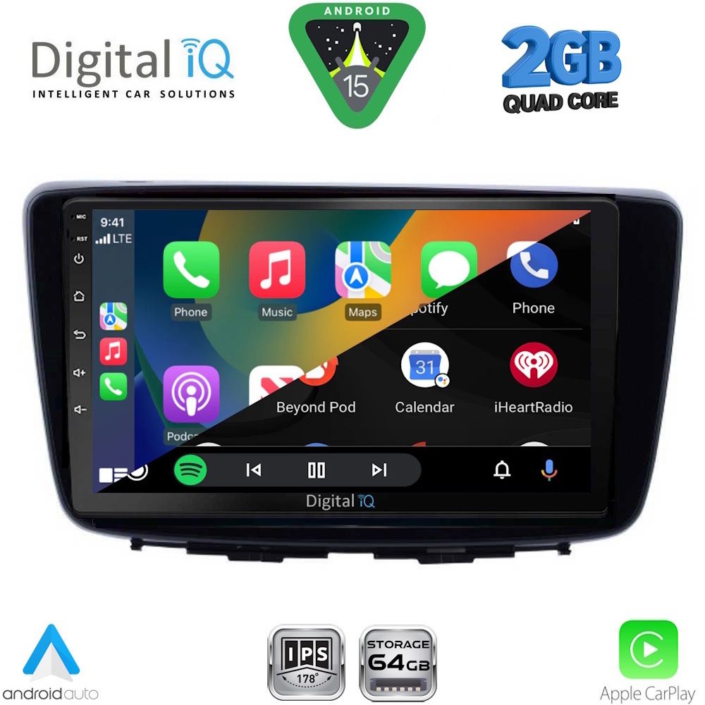 DIGITAL IQ RSD 1672_CPA (9inc) MULTIMEDIA TABLET for SUZUKI BALENO mod. 2016-2022 - immagine 2