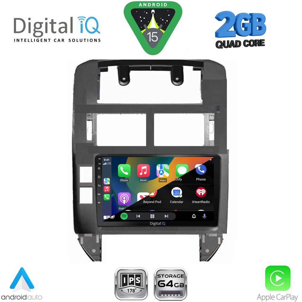 DIGITAL IQ RSD 1755_CPA (9inc) MULTIMEDIA TABLET for VW POLO mod. 2002-2009 - immagine 2