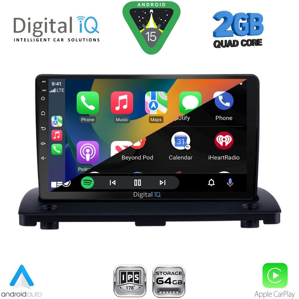 DIGITAL IQ RSD 1789_CPA (9inc) MULTIMEDIA TABLET for VOLVO XC90 mod. 2002-2014 - immagine 2