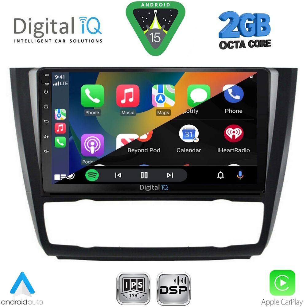 DIGITAL IQ RSF 4040_CPA CLIMA (9inc) MULTIMEDIA TABLET for BMW S.1 E81-82-87-88 mod. 2004-2013 - immagine 2