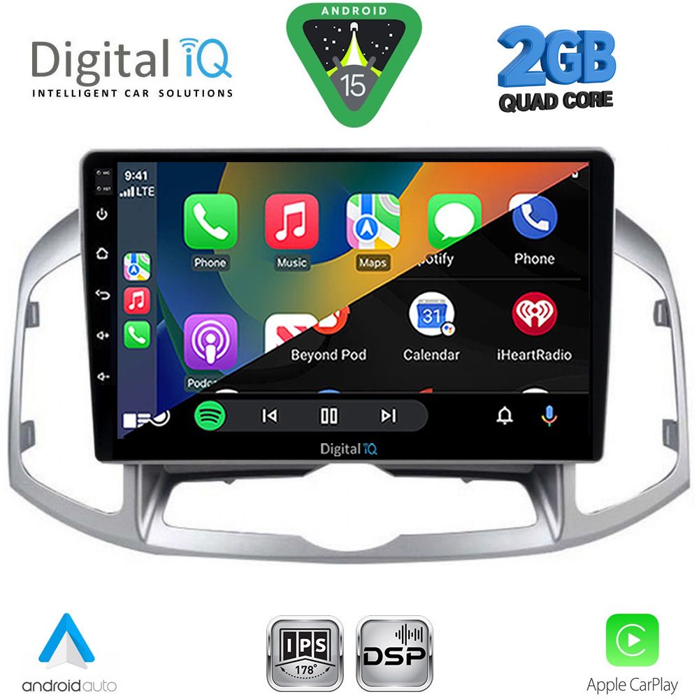 DIGITAL IQ RSF 4071_CPA (10inc) MULTIMEDIA for CHEVROLET CAPTIVA mod. 2012-2018 - immagine 2