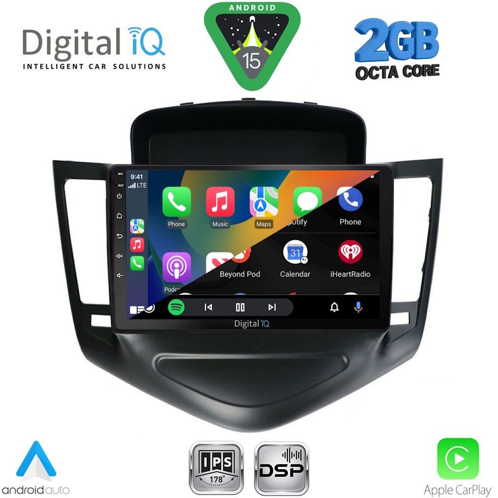 DIGITAL IQ RSF 4076_CPA (9inc) MULTIMEDIA TABLET for CHEVROLET CRUZE mod. 2008-2012 - immagine 2