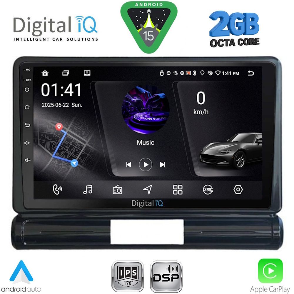 DIGITAL IQ RSF 4093M_CPA (9inc) MULTIMEDIA TABLET for CITROEN C3 - DS3 mod. 2016-2024 Med Version