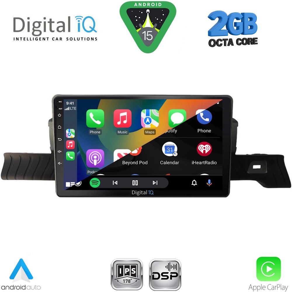 DIGITAL IQ RSF 4094_CPA (9inc) MULTIMEDIA TABLET for CITROEN C3 mod. 2024-2026 - immagine 2
